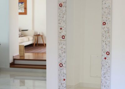 Specchio bianco-rosso